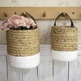 thumbnail image 1 of Cheers US Seagrass Woven Storage Baskets Wall Hanging Baskets Organizer, Garden Planters Baskets, 1 of 7