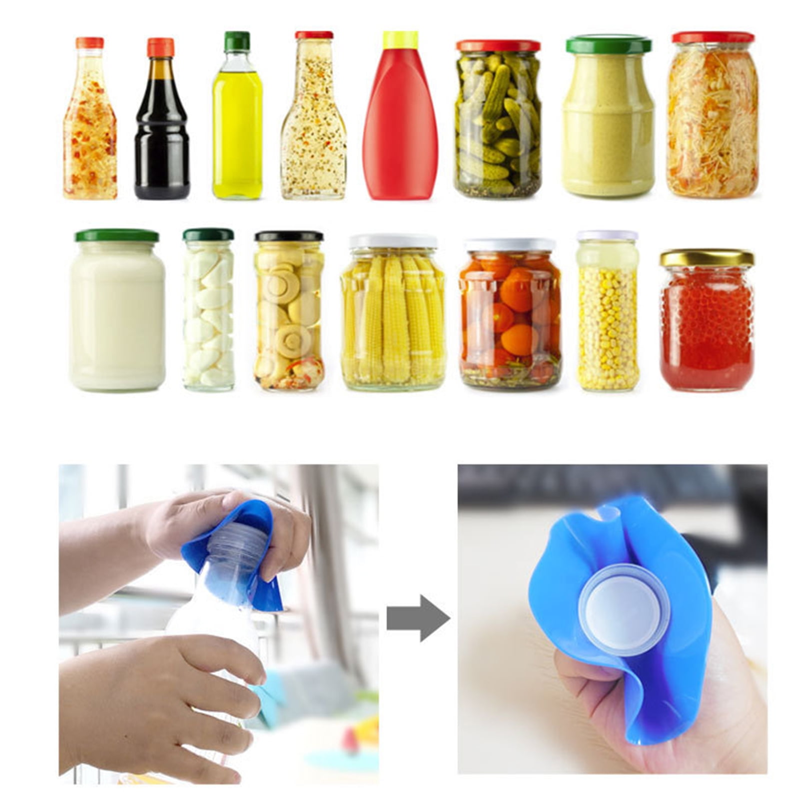 Cheers US Silicone Rubber Jar Opener Gripper Pad for Weak Hands and