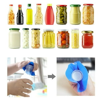 Bloss Anti-Skid Jar Opener Jar Lid Remover Rubber Can Opener Kitchen Grippers to Remove Stubborn Lids Caps and Bottles Great Kitchen Gadgets for