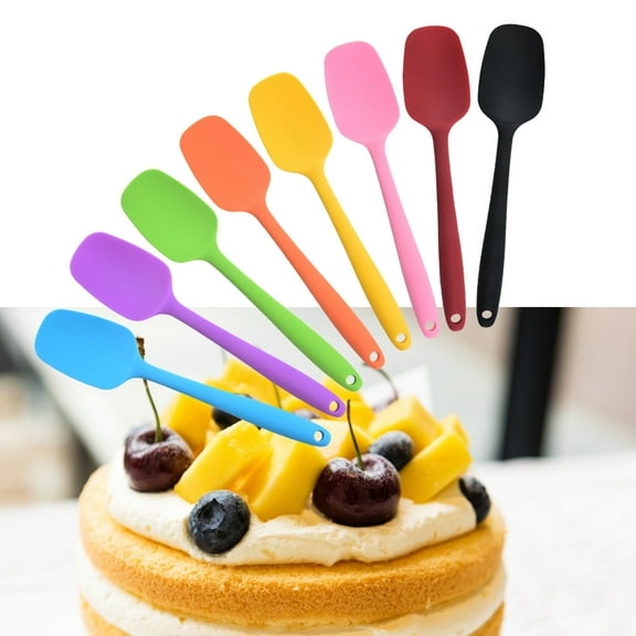 Cheers.US Silicone Spatula - Spatulas Silicone Heat Resistant - Non-Stick Rubber Spatula - Kitchen Utensils Cake Spatula for Cooking, Mixing - Flexible Spatula for Frying