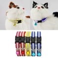 thumbnail image 1 of Cheers.US Small Dog Collar Reflective Safety Buckle Bell Neck Strap Puppy Collar Adjustable Puppy Reflective Collar for Pet Cat Dog, 1 of 7