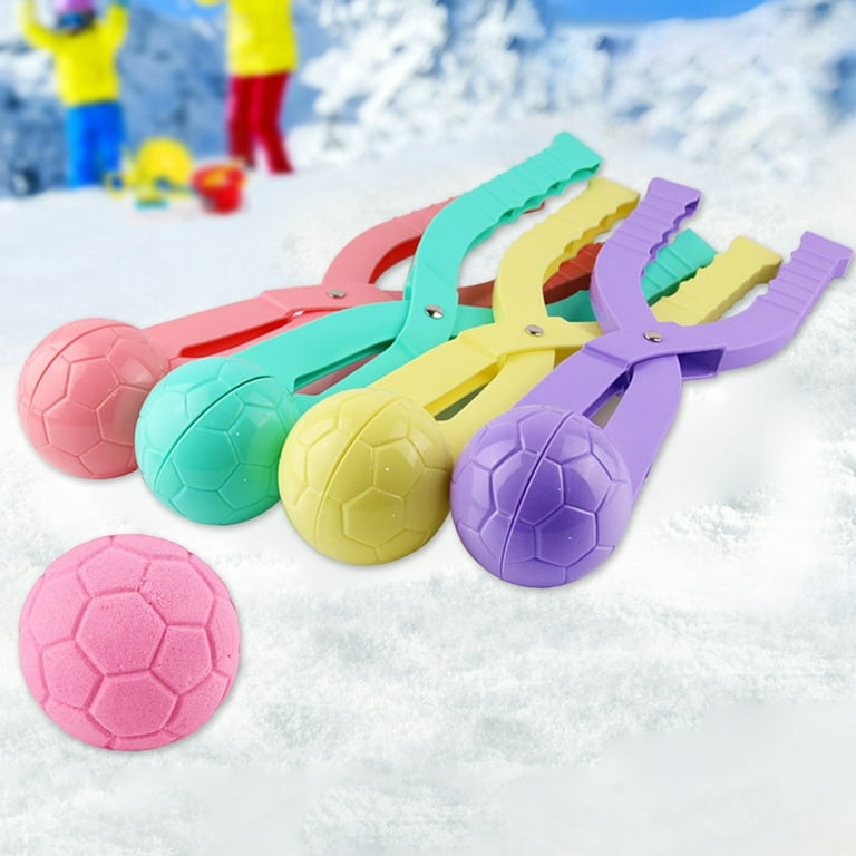 Cheers US Snowball Maker Snow Ball Toys Games with Handle for Kids Outdoor Indoor  Winter Snowball Fight Maker Tool Clip 
