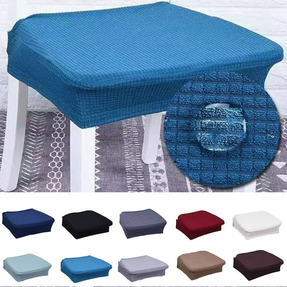 Cheers US Spandex Fabric Chair Covers Slipcovers Stretch Jacquard Chair Seat Covers, Removable Washable Anti-Dust Dinning Room Chair Seat Cushion Slipcovers