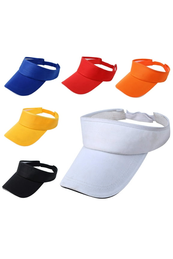Sports Sun Visor Hats Adjustable Visor Cap Athletic Visor Hat for Men Women