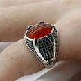 thumbnail image 1 of Cheers US Stainless Steel Signet Biker Rings Stainless Steel Rings for Men Vintage Biker Signet, 1 of 7