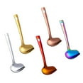 thumbnail image 1 of Cheers.US Stainless Steel Soup Ladle,Stainless Steel Long Plastic Handle Soup Oil Separator Scoop, Kitchen Colander Filtering Grease Spoon, 1 of 5