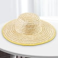 thumbnail image 1 of Cheers.US Straw Hats for Men Women Summer Beach Sun Hat Wide Brim Cap Fishing Safari Garden Hat, 1 of 7