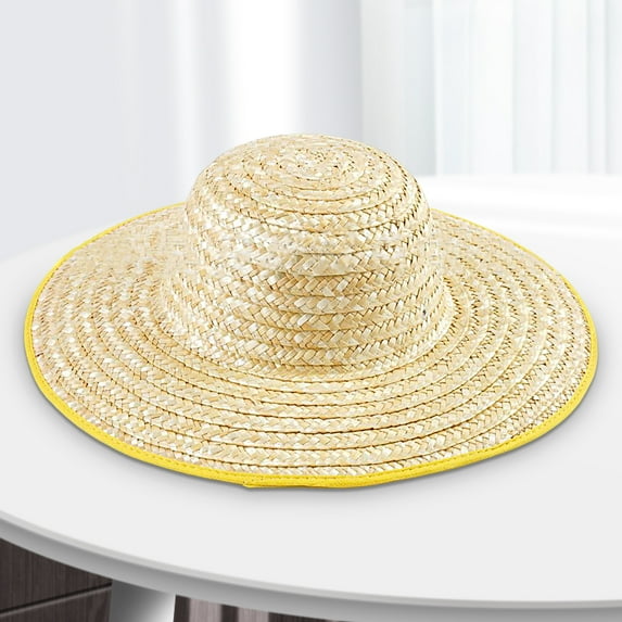 Cheers.US Straw Hats for Men Women Summer Beach Sun Hat Wide Brim Cap Fishing Safari Garden Hat