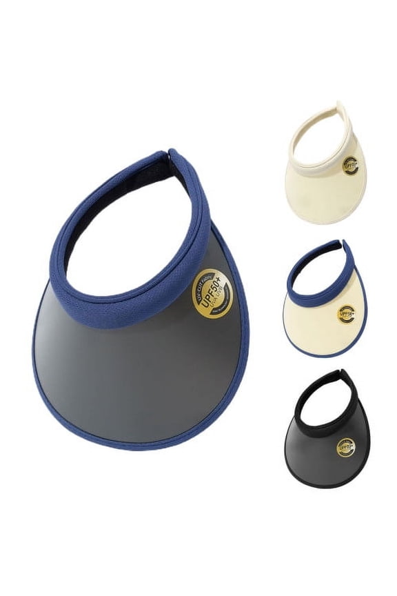 Sun Visor Hats Cap Wide Brim Clip On Sunhat Visors UV Protection Sports Caps Beach Outdoor