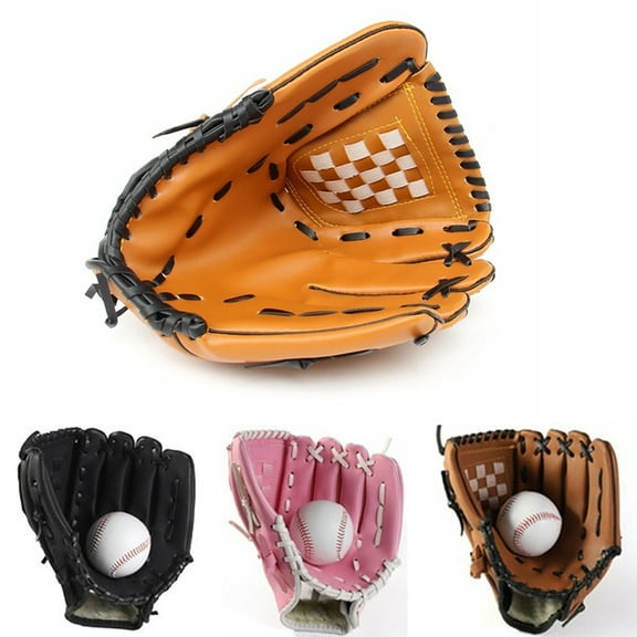Cheers.US Thickened Infield Pitcher's Baseball Gloves Softball Gloves for Children Teenagers and Adults Fastpitch Glove Right Hand Throw