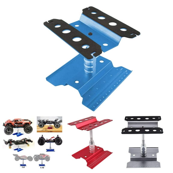 Cheers.US Toy Support,RC Car Work Station Adjustable 360 Degree Rotation Alloy Car Work Stand Repair Workstation for 1/10 1/8 for TRX4 for SCX10 for D90 ,Alloy Hobby Tools