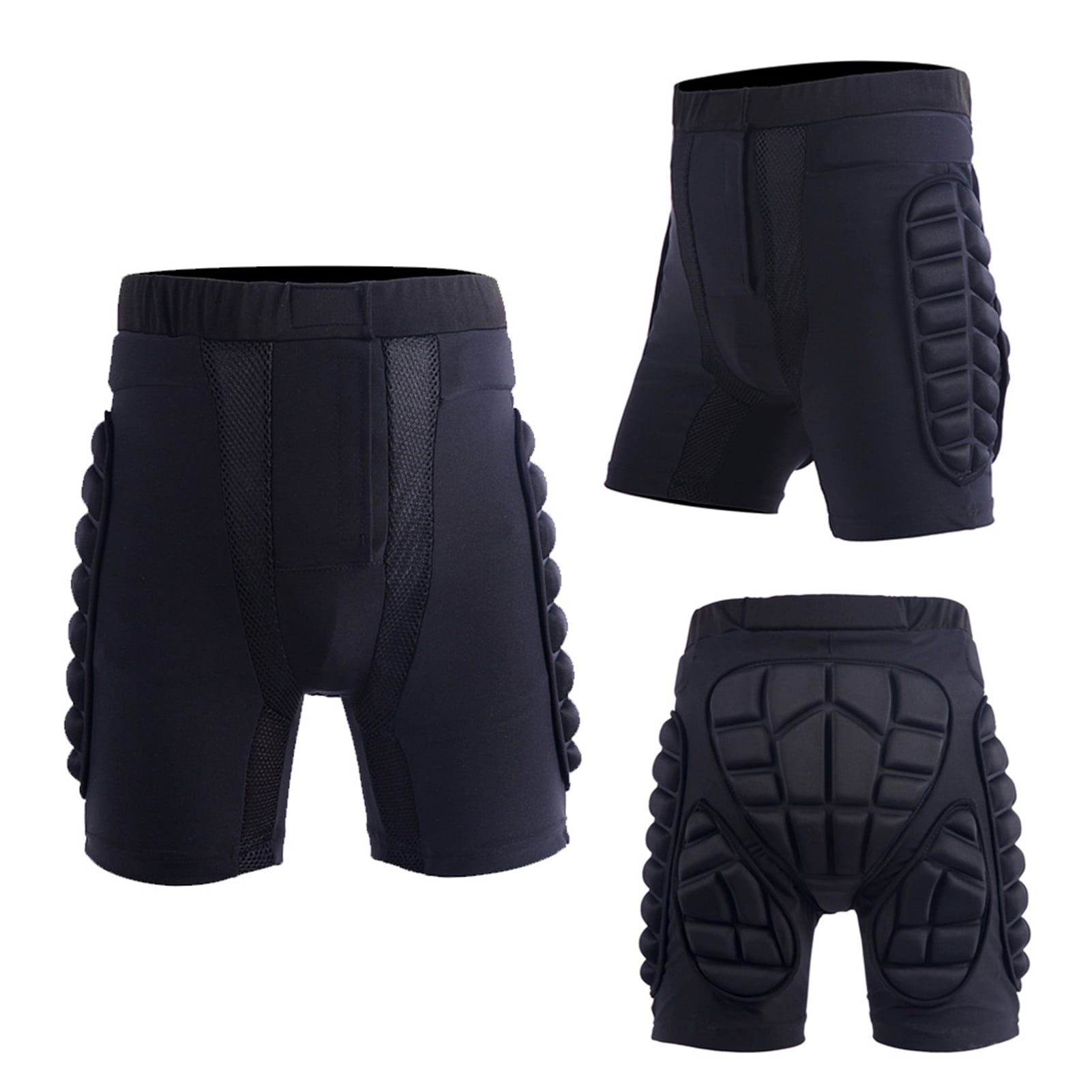 【Anyone more】Uni Glossy Short Padding Cheers.US Unisex 3D Padded Protective Shorts Motorcycle