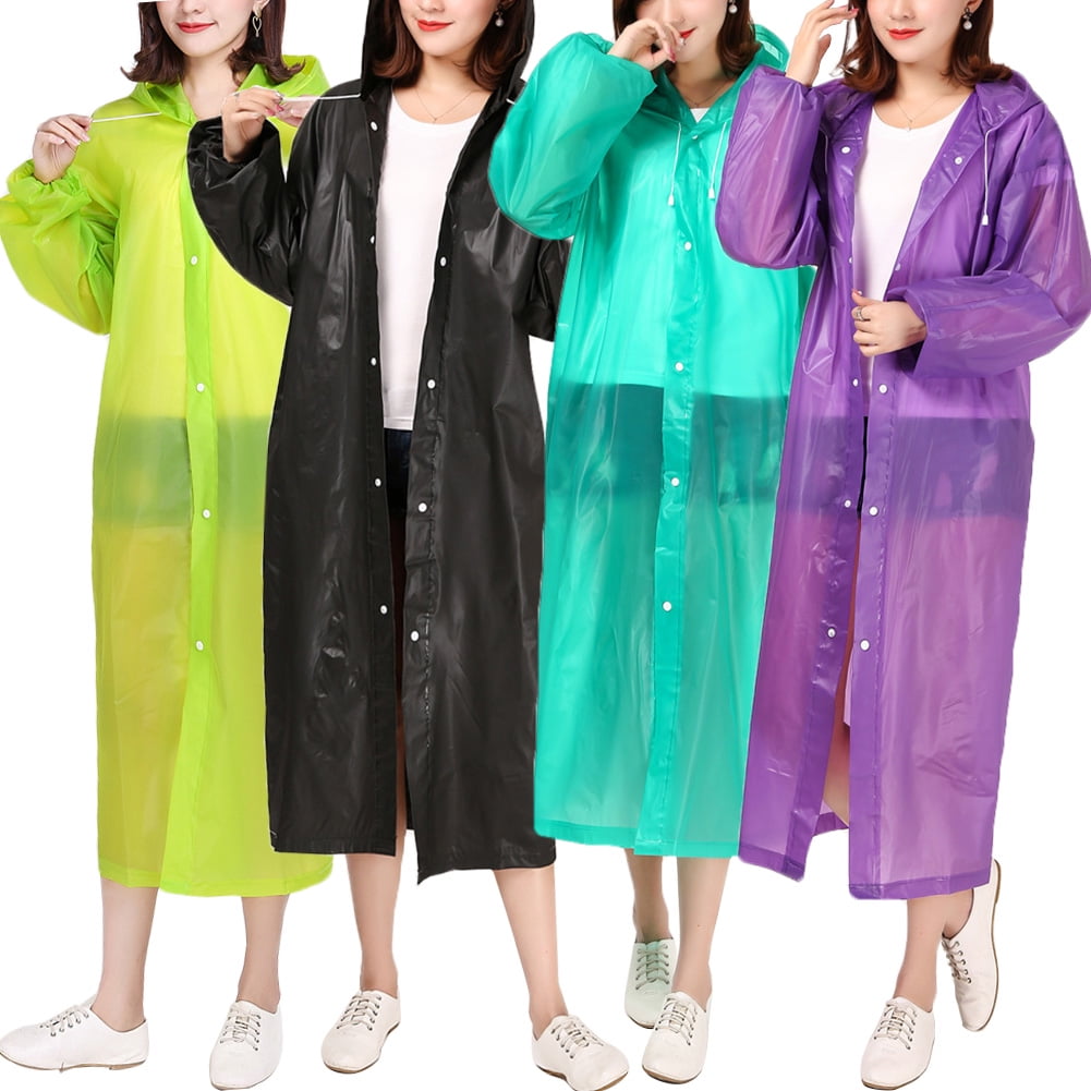 Cheers.US Unisex Reusable Portable Waterproof Hooded Outdoor Riding