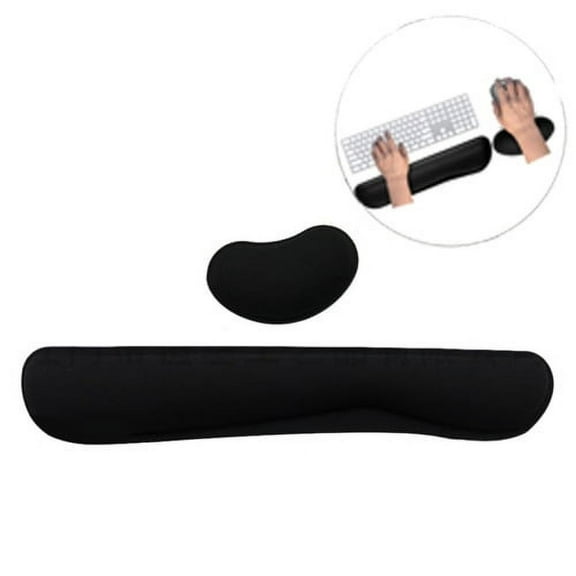 Cheers.US Upgrade Enlarge Gel Memory Foam Set Keyboard Wrist Rest Pad, Mouse Wrist Cushion Support for Office, Computer, Laptop, Mac, Comfortable, Lightweight for Easy Typing Pain Relief