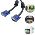 thumbnail image 1 of Cheers.US VGA Extension Splitter Cable Dual VGA Monitor Y Cable 1 Male to 1 Female Adapter Converter Video Cable for Extension 150/300cm, 1 of 7