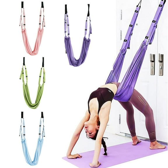 Cheers.US Waist Back Leg Stretch Strap/Yoga Fitness Band, Leg Stretching Assist Trainer, Yoga Stretcher, Back Bend Split Inversion Strap for Fitness, Dance, Ballet, Gymnastics