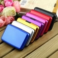 thumbnail image 1 of Cheers.US Waterproof Business Id Credit Card Wallet Holder Smooth Aluminium Metal Case Box, 1 of 6