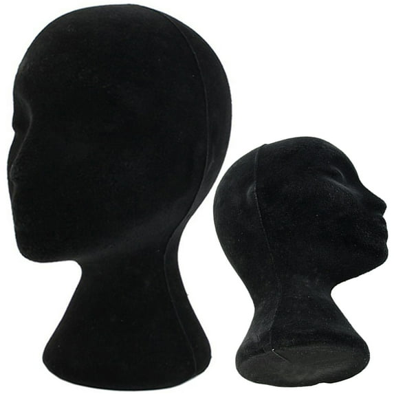 Cheers US Wig Head Tall Female Foam Mannequin Wig Stand and Holder for Style Model And Display Hair Hats and Hairpieces Mask for Home Salon and Travel