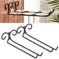 thumbnail image 1 of Cheers.US Wine Glass Rack Holder Hanger Hanging Bar Shelf Free Screws Rows Wall Mounted, 1 of 7