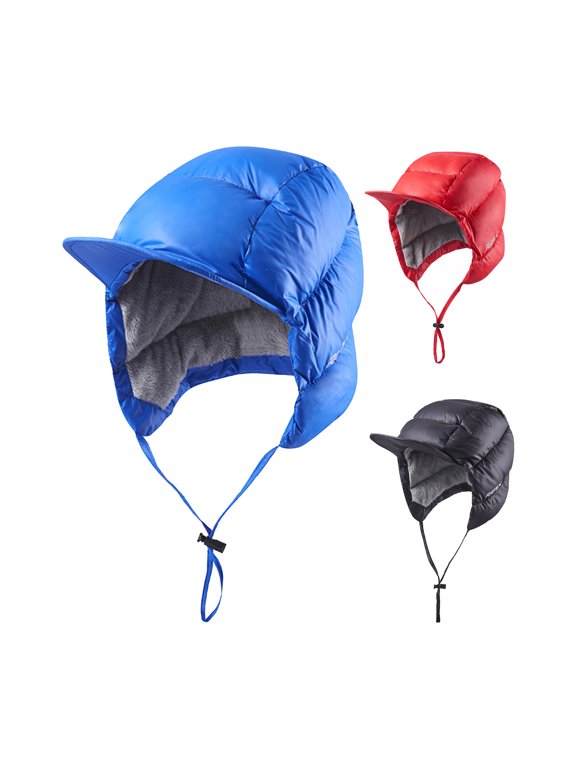 Winter Down Hat Down Hood Fine Workmanship Water-proof Accessory Extreme Cold Weather Use Down Hat for Outdoor Skiing Hunting Cycling