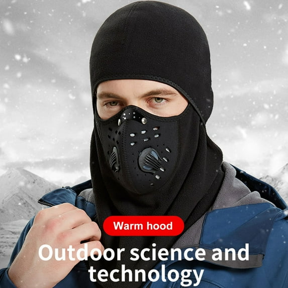 Cheers.US Winter Windproof Fleece Ski Mask Motorcycle Windproof Ski Thermal Balaclava Face Cover Neck Warmer Headwear Motorcycle Thermal Face Mask Bandana