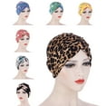 thumbnail image 1 of Cheers.US Women Girls Fashion Soft Anti-slip Hat Flower Print Headscarf No Fading Milk Fiber Fabric Headwrap, 1 of 7
