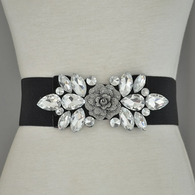 Women Lady Girls Wedding Party Fashion Floral Buckle