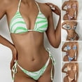 thumbnail image 1 of Cheers US Women's 2 Piece Swimsuit Sexy Swimwear Halter String Bikini Sets, 1 of 7