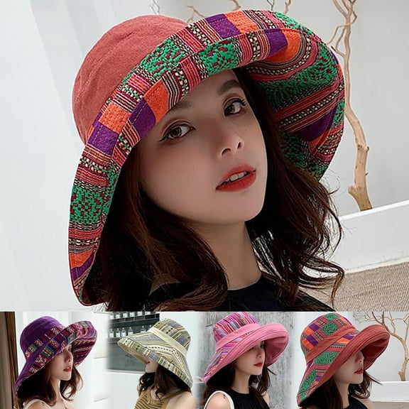 Cheers US Womens Bucket Hat UV Sun Protection Lightweight Packable Summer Travel Beach Cap