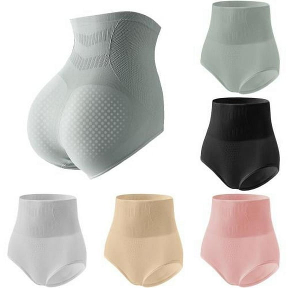 Cheers.US Womens Cotton Underwear High Waist Stretch Ladies Soft Full Briefs Panties Underpants Breathable Shaping Underpants Moisture Absorption Postnatal Tummy Control Briefs Women Supply