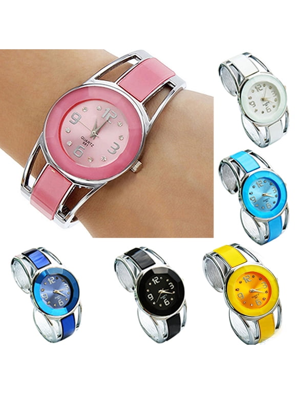 Womens Ladies Elegant Casual Wrist Watch Bangle Bracelet Small Dial Dress Analog Quartz Watches