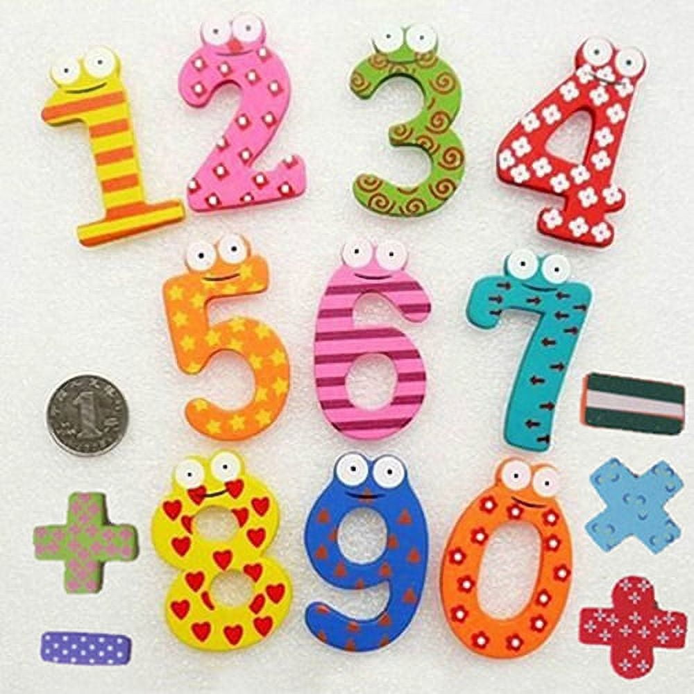 Cheers.US Wooden Numeric Symbol Toys of Magnetic Letters and Numbers ...