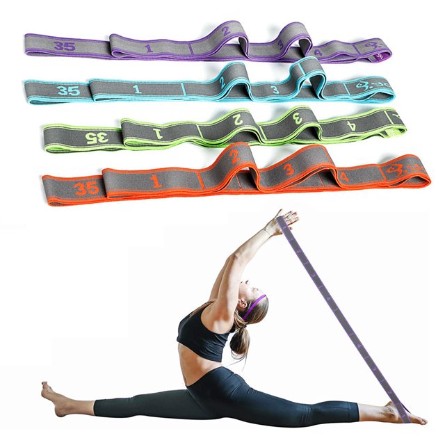 Cheers.US Yoga Strap, Stretch Strap MultiLoop Strap, Perfect for