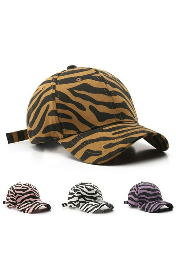 Zebra Print Quick Dry Cap Lightweight Running Hats Outdoor Adjustable Sports Sun Hat UV Protection Hat for Men Women