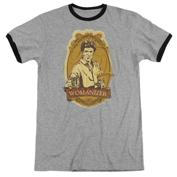 Cheers Womanizer Adult Ringer Heather Black