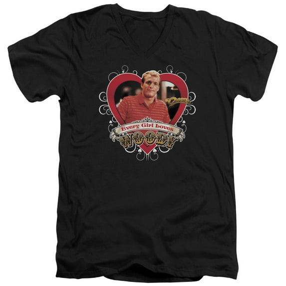 Cheers - Woody - Slim Fit V Neck Shirt - XX-Large