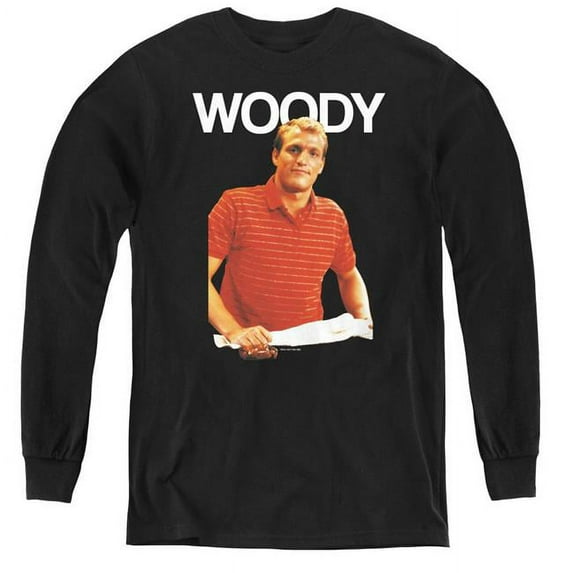 Cheers & Woody - Youth Long Sleeve Tee, Black - Extra Large