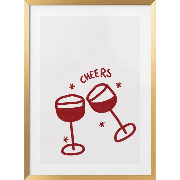 Cheers.png Framed Art Modern Wall Decor