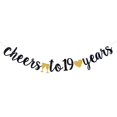 thumbnail interactive-video image 1 of 19th Birthday Cake Topper Nasty 19 Cake Topper, Cheers To ITL1 19 Years Birthday Cake Decor Happy 19th Birthday Party Decorations Funny Nineteen Bday Decoration Black Glitter 19th Birthday Decorations 1 of 13