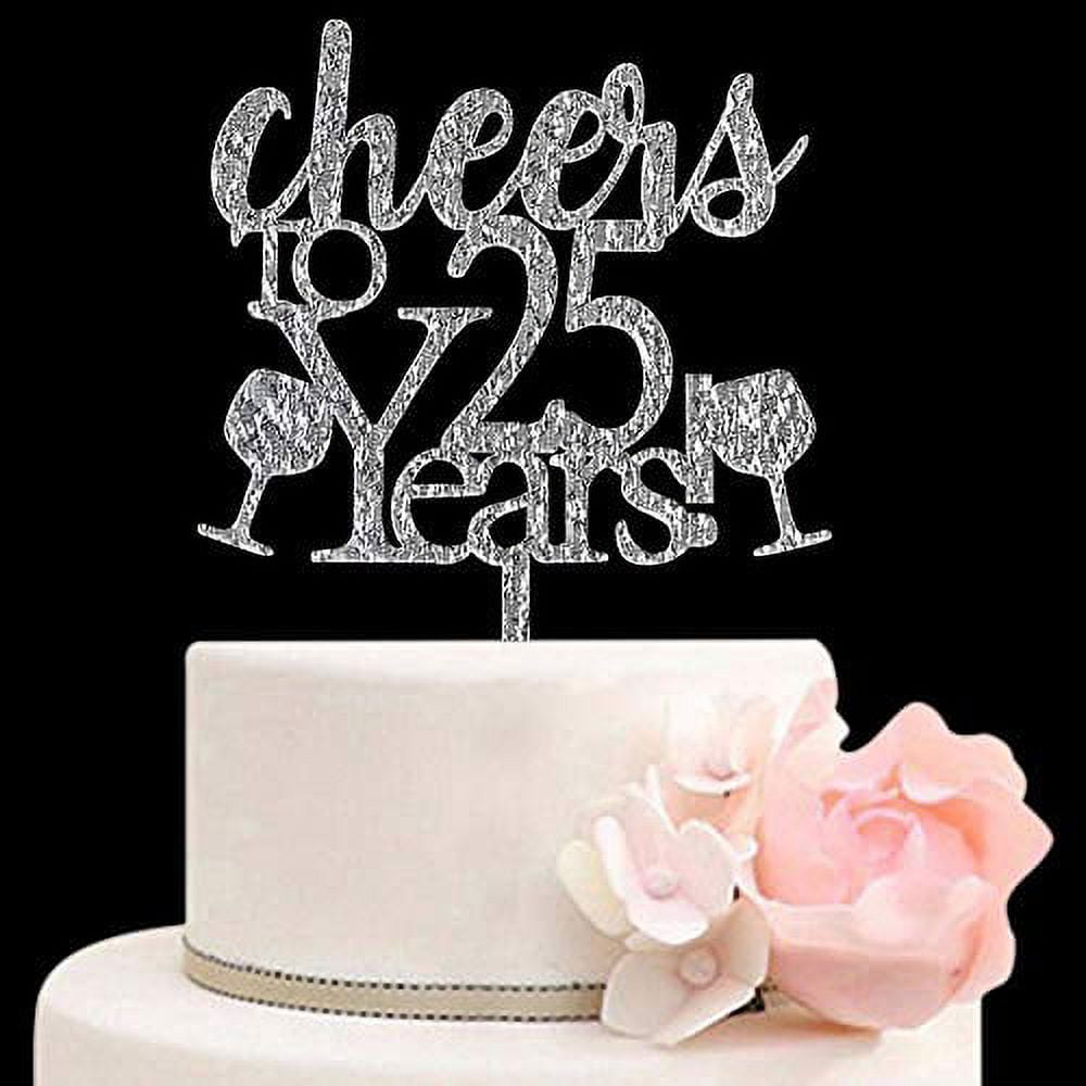 Happy 25th Anniversary Cheers to 25 Years25th Wedding Anniversary Silver  Confetti Anniversary Party Decoration Anniversary Décor Files - Etsy  Australia