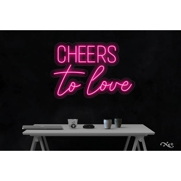 Cheers to Love-LED Neon Sign Made in USA