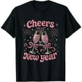 thumbnail image 1 of Cheers to The New Year 2026 Pink Celebration Gift T-Shirt, 1 of 8