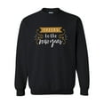 thumbnail image 1 of Cheers to the New Year Festive Unisex Adult Crewneck Sweatshirt-Black-5xl, 1 of 4