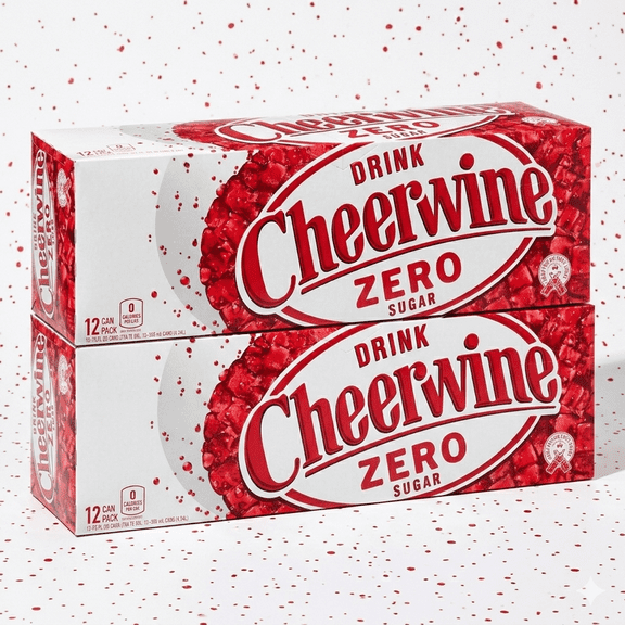 Cheerwine Diet Legend Soda, 12 Fl. Oz., 24 Count