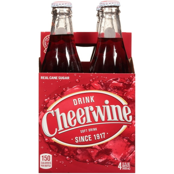 Cheerwine Legend Soft Drink, 12 Fl. Oz., 4 Count