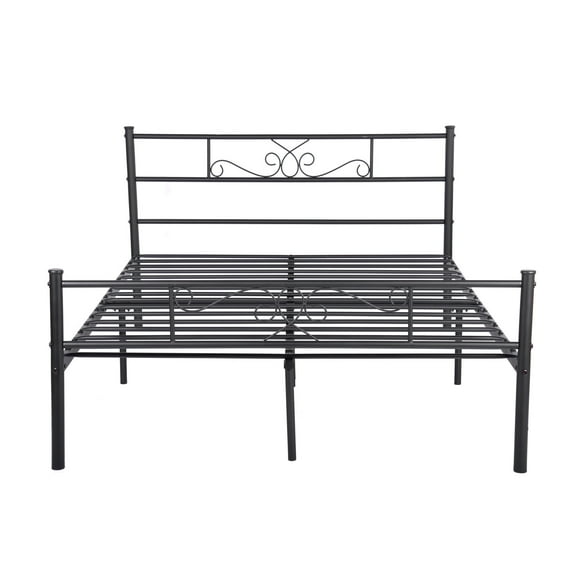 Cheerwing Premium Metal Bed Frame with Headboard and Under-bed Storage, Multiple Colors