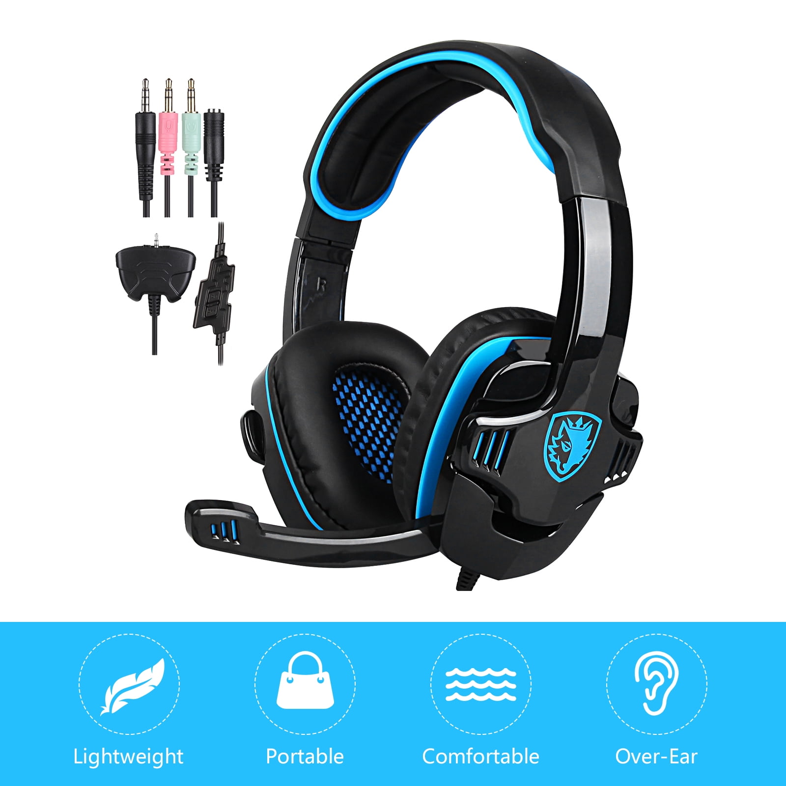 Sades D-Power Gaming Headset SA-722 - Blue