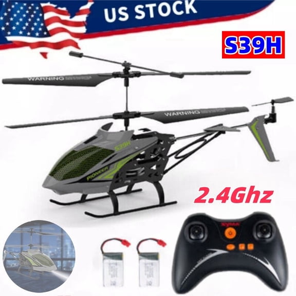 Cheerwing SYMA S39H RC Helicopter 2.4Ghz Big Size Aircraft RC Toy w/ 2 Batteries