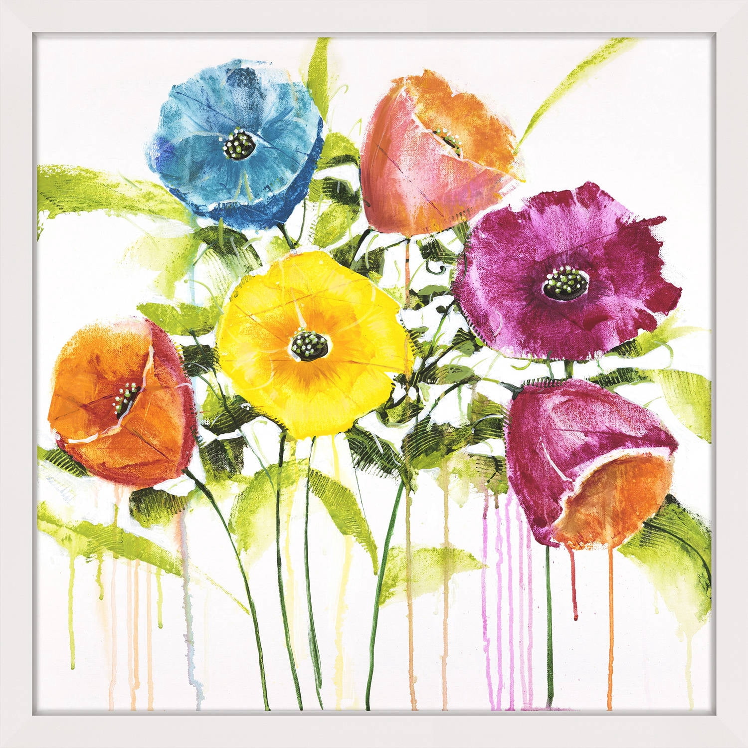 "Cheery Bloomers I" Framed Painting Print