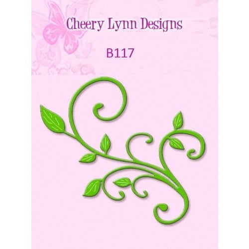 Cheery Lynn Designs Die-Fanciful Flourish, 4.5 Inch X 3.375 Inch